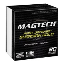 MagTech Ammo 40 S&W 180 Gr JHP Guardian Gold 20/bx