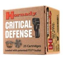 Hornady Critical Defense 357 Mag 125 gr FTX, 25/box
