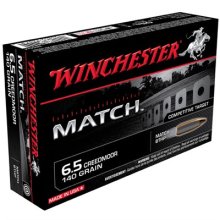 Winchester Match 6.5 Creedmoor 140gr BTHP 20/bx