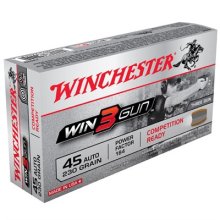 Winchester 3-Gun 45 ACP 230gr 50/bx