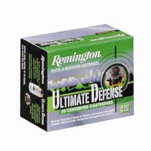 Remington Ultimate Defense Full Size 38 Spl +P 125gr BJHP 20/bx