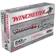 Winchester Varmint-X 243 Win 58gr Polymer Tip 40/bx