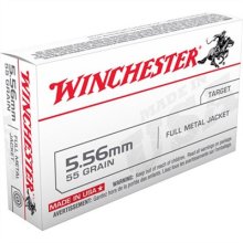 Winchester Ammo 5.56 NATO 55gr, FMJ 180rds/20bx
