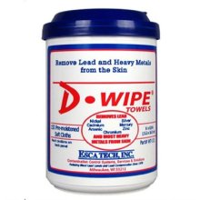 D-Wipe 6\" x6.5\" Towel Case -8 Cans of WT-151