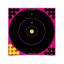 BC Shoot-N-C 12\" Pink Round Target 5 Pack