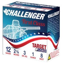 Challenger Target Load 12ga 3dr. 1oz. #8