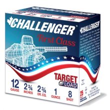 Challenger First Class Target Load 12ga #8 1oz