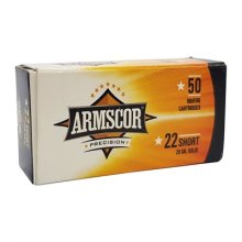 Armscor US Ammo 22 short 29gr SP 50bx