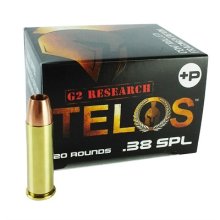 G2R Ammo Telos 38 Special +P 20rds/Box