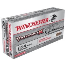 Winchester Varmint X 204 Ruger 32gr Polymer Tip 20/bx