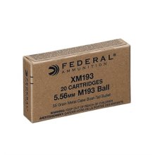 Federal Ammo 5.56 55gr FMJ-BT 20/bx