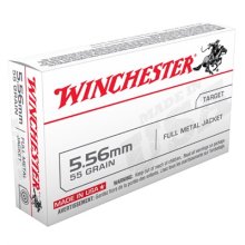 Winchester USA 5.56mm 55gr FMJ 20/bx