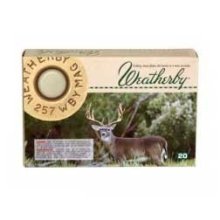 Weatherby Ammo #19388 257 Wby Mag 100gr. Sptz