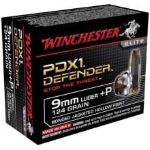 Winchester PDX1 Defender 9mm +P 124gr JHP 20/bx