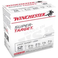 WINCHESTER SUPER TARGET 12GAUGE 2.75\' 1-1/8 OZ. #7.5 25/BX (25 R