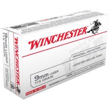 Winchester Ammo 9mm Luger USA 115gr JHP