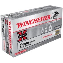Winchester Winclean 9mm 124gr 50/bx