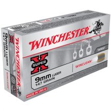 Winchester Super-X Winclean 9mm 147gr 50/bx
