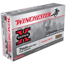 Winchester Super-X 7mm Rem Mag 150gr PP 20/bx