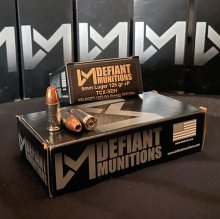 DEFIANT Munitions ALL COPPER +P Ammo