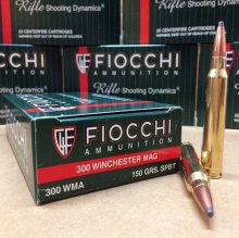 Fiocchi 300 Win Mag 150 gr. Interlock SPBT 300WMA 20 rnd/box