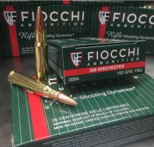 Fiocchi .308 150 gr. FMJBT 308A 20 rnd/box