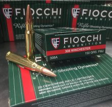 Fiocchi .308 150 gr. FMJBT 308A 200 rnd/case