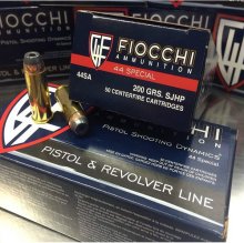 Fiocchi 44 Special 200 gr. SJHP 44SA 50 rnd/box