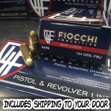 Bulk Fiocchi Case SHIPPED FMJ Ammo