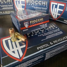 Fiocchi 40 S&W 165 gr. JHP 40SWC 50 rnd/box