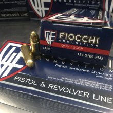 Fiocchi FMJ Ammo