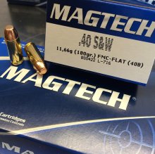 Magtech 40 S&W 180 gr. FMJ 40B 1000 rnd/case