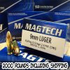 Magtech 9 mm 124 gr. FMJ 1000 rnd/case