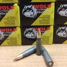 Wolf RANGE SAFE 7.62x39 125 gr. FMJ NON MAGNETIC 1000 rnd/case
