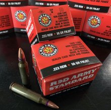Red Army Standard 223 56 gr. FMJBT RED BOX 1000 rnd/case