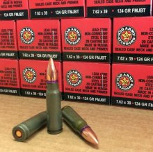 Red Army Standard 7.62x39 124 gr. FMJBT 1000 rnd/case