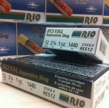 Rio Royal 12 ga Expansive Slug 1 oz 2 3/4\" 5 rnd/box