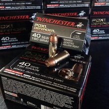 Winchester Elite Defender 40 S&W 180 gr JHP S40SWPDB1 20 rnd/box