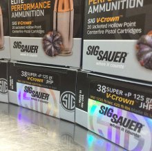 Sig Sauer Elite Performance 38 Super +P 125 gr. 20 rnd/box