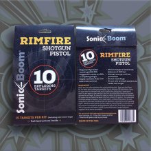 Sonic Boom RIMFIRE PISTOL SHOTGUN Exploding Target 10 PACK