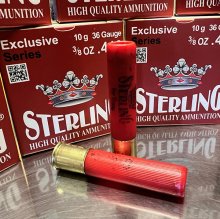 Sterling .410 ga #8 shot 2 1/2\" 3/8 oz. 25 rnd/box