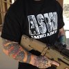 ASW Ammo Army Men's Softee Short Sleeve TEE BLACK SHIPPED