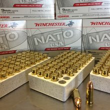 Winchester 9 mm NATO 124 gr. FMJ 150 rnd/box
