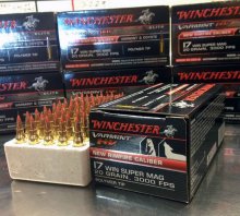 Winchester 17 WSM Varmint HV 20 gr. 50 rnd/box