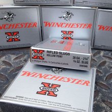 Winchester Super X 20 ga. Slug 2 3/4\" HP 5 rnd/box