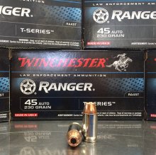 Winchester Ranger T series 45acp 230 grn JHP 50 rnd/box