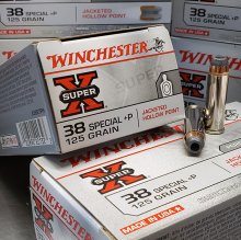 Winchester Super X 38 SPECIAL (+P) 125 gr. JHP 50 rnd/box