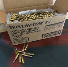 Bulk Winchester Lake City M855 SS109 GREEN TIP BULK PAK FMJ Ammo