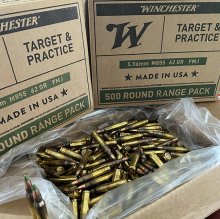 Bulk Winchester Lake City M855 SS109 GREEN TIP BULK PAK FMJ Ammo