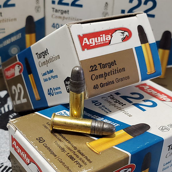 Aguila Target Competition 22 LR 40 gr. LRN 50 rnd/box